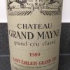 Chateau Grand Mayne 1989