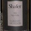 Shafer Hillside select Stags Leap District 1989