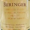 Beringer Bancroft Ranch Howell Mountain 1996