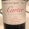 Carter Cellars Cabernet Beckstoffer To Kalon Vineyard The Grand Daddy 2012