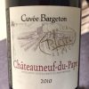 Patrick Lesec Chateauneuf du Pape Bargeton 2010